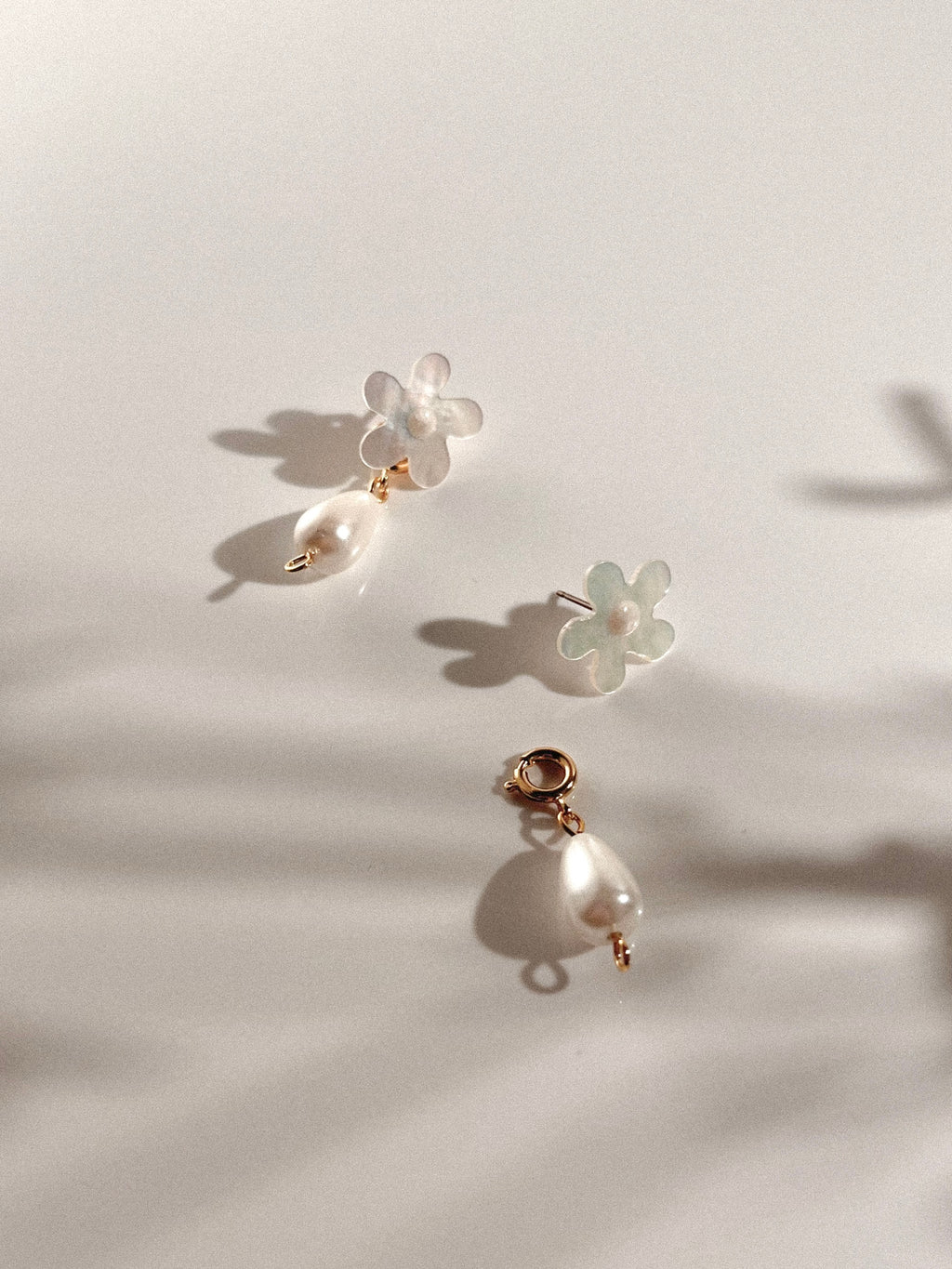 ELLERY + TEARDROP PEARL charm earrings