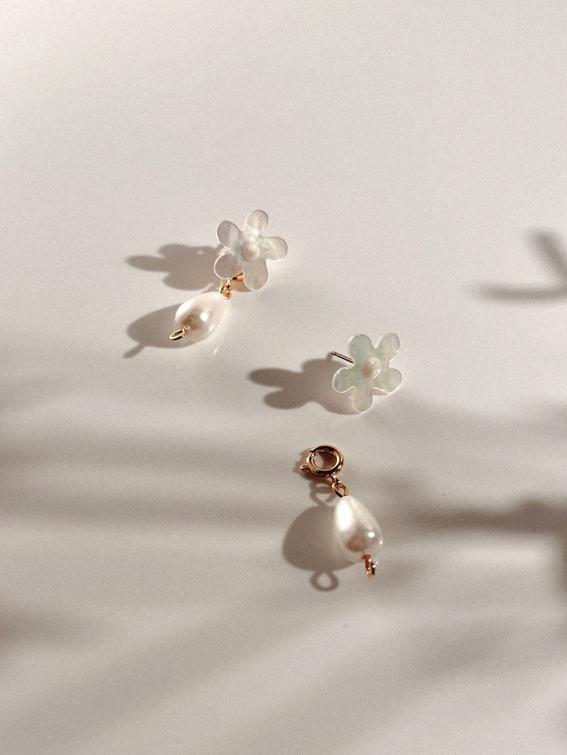 ELLERY + TEARDROP PEARL charm earrings
