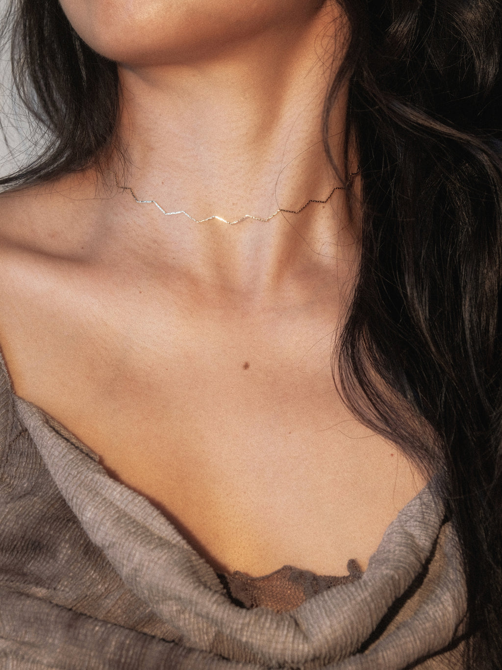 Gia Gold Filled Choker