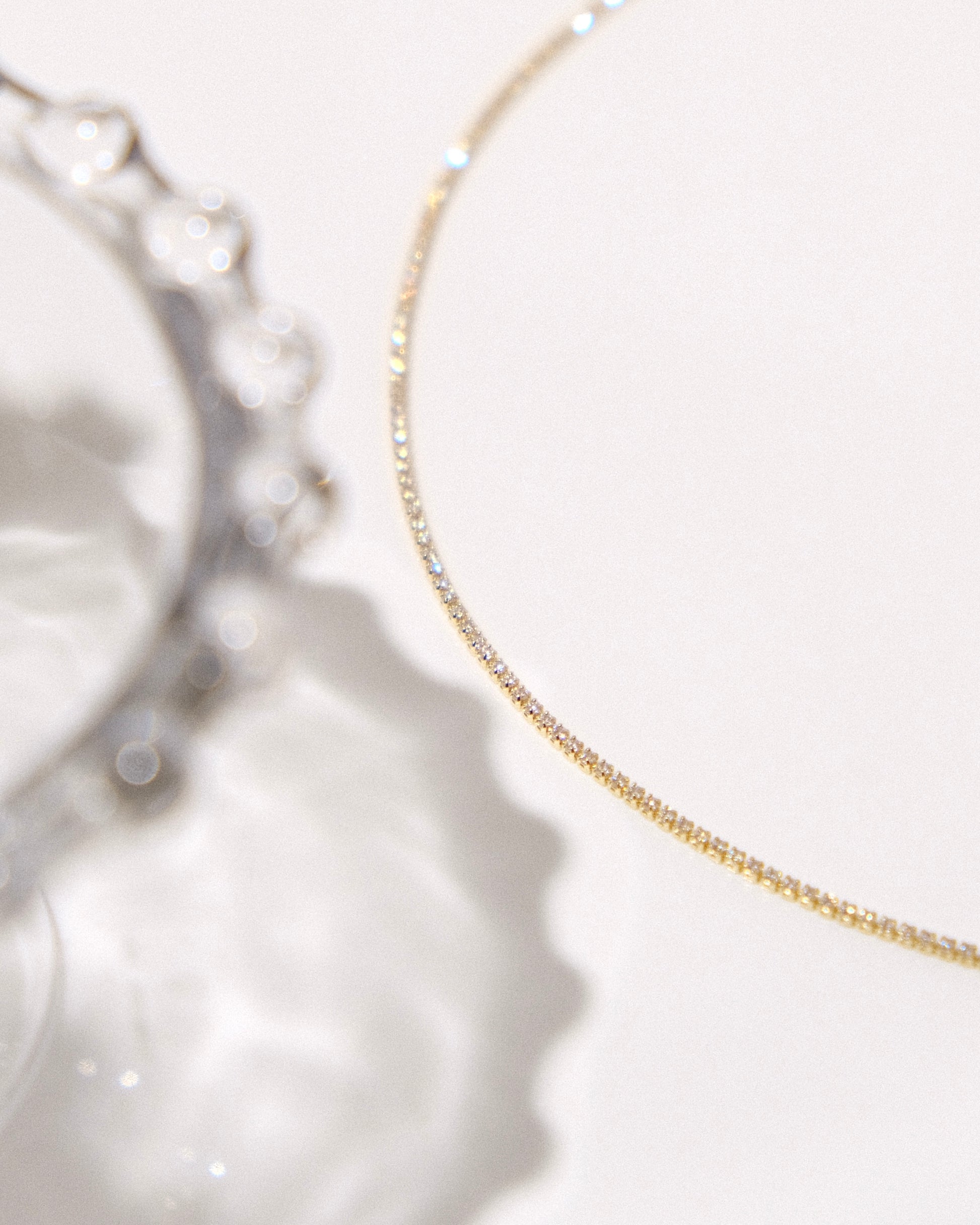 Naomi Gold Filled Tennis Necklace