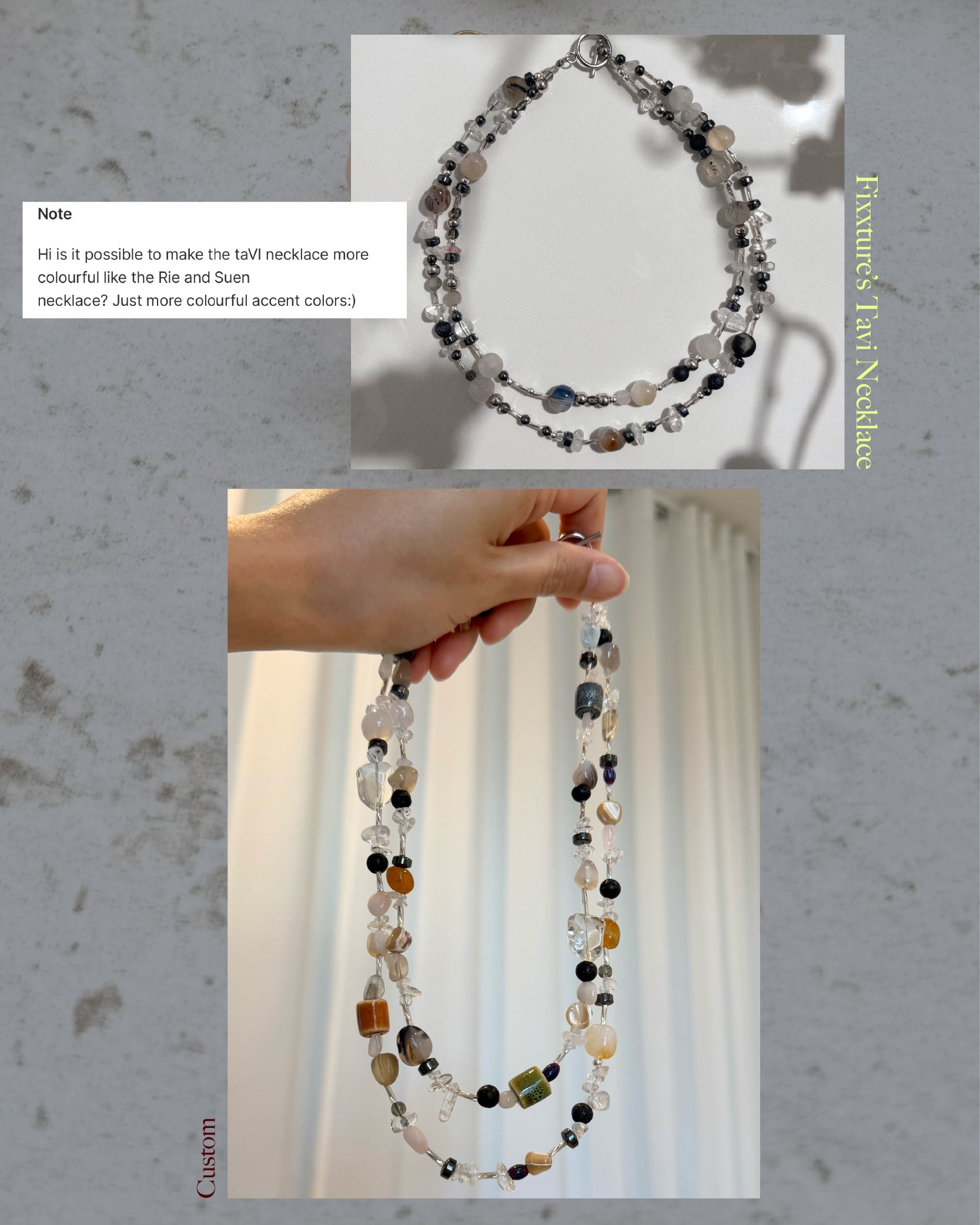CUSTOMISE A FIXXTURE DESIGN