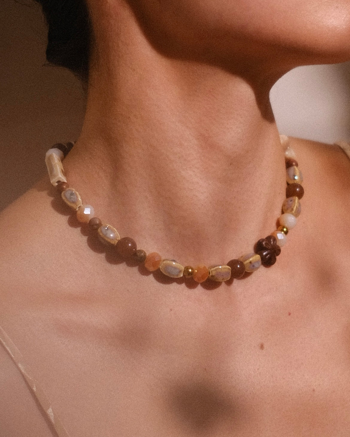 Warm Sun Bare Shoulders Necklace