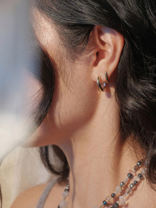 Aiko Gold Filled Hoops