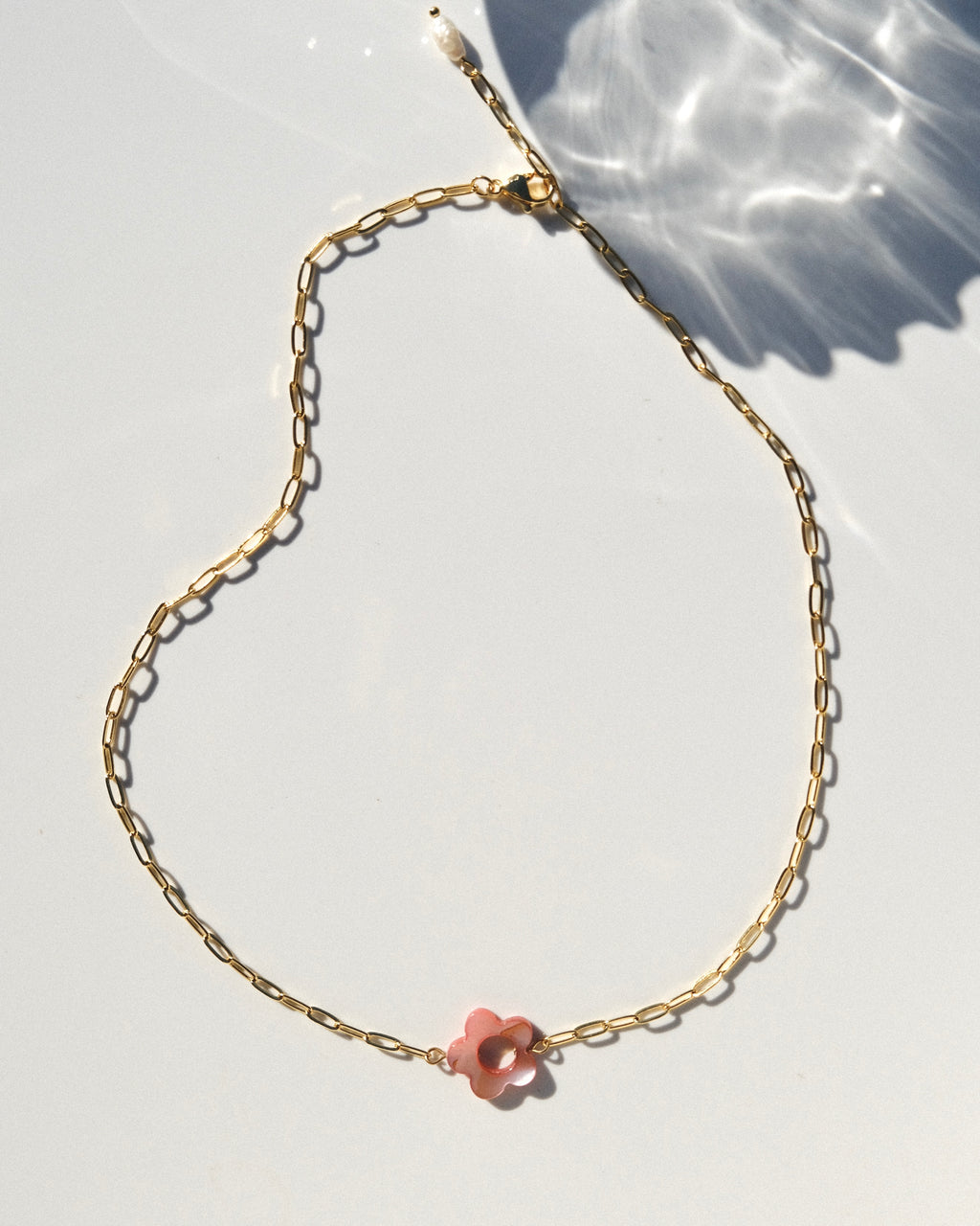 NOELLE necklace - Real Pink
