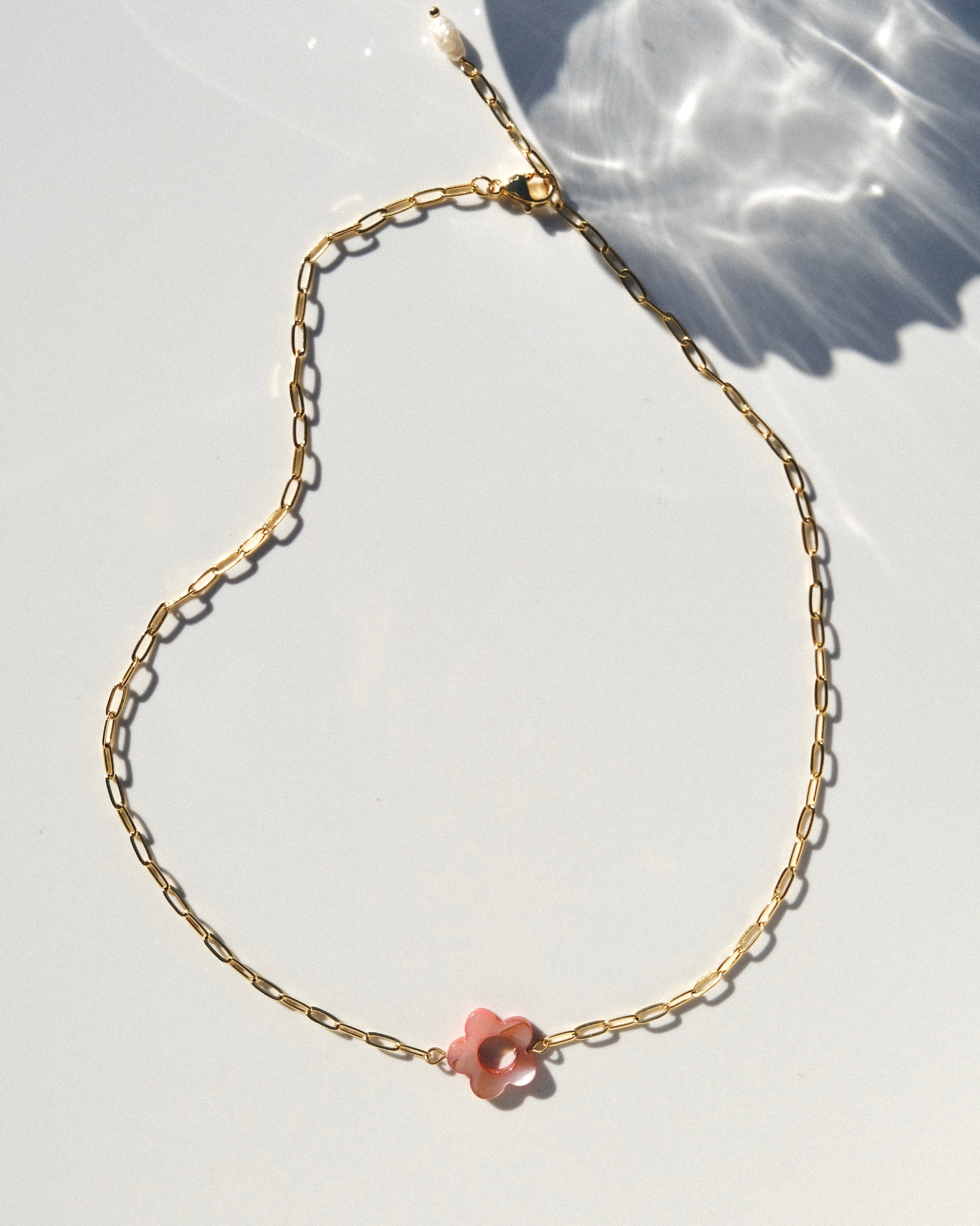 NOELLE necklace - Real Pink