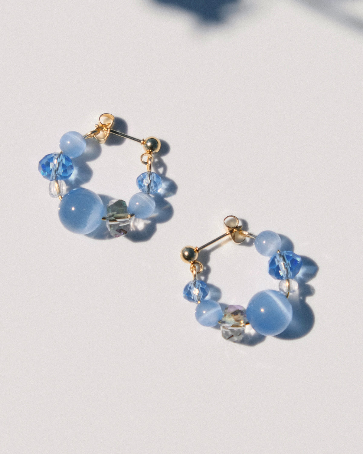 Staying Up All Night hoop earrings
