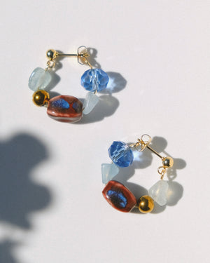 Happy Hour Starts Now hoop earrings