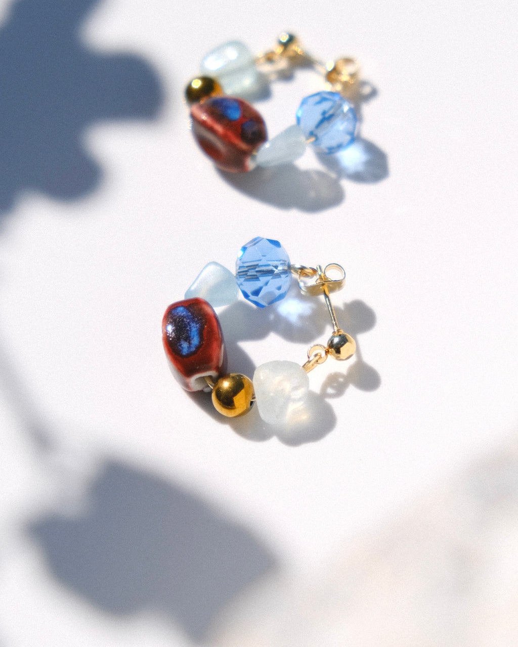 Happy Hour Starts Now hoop earrings