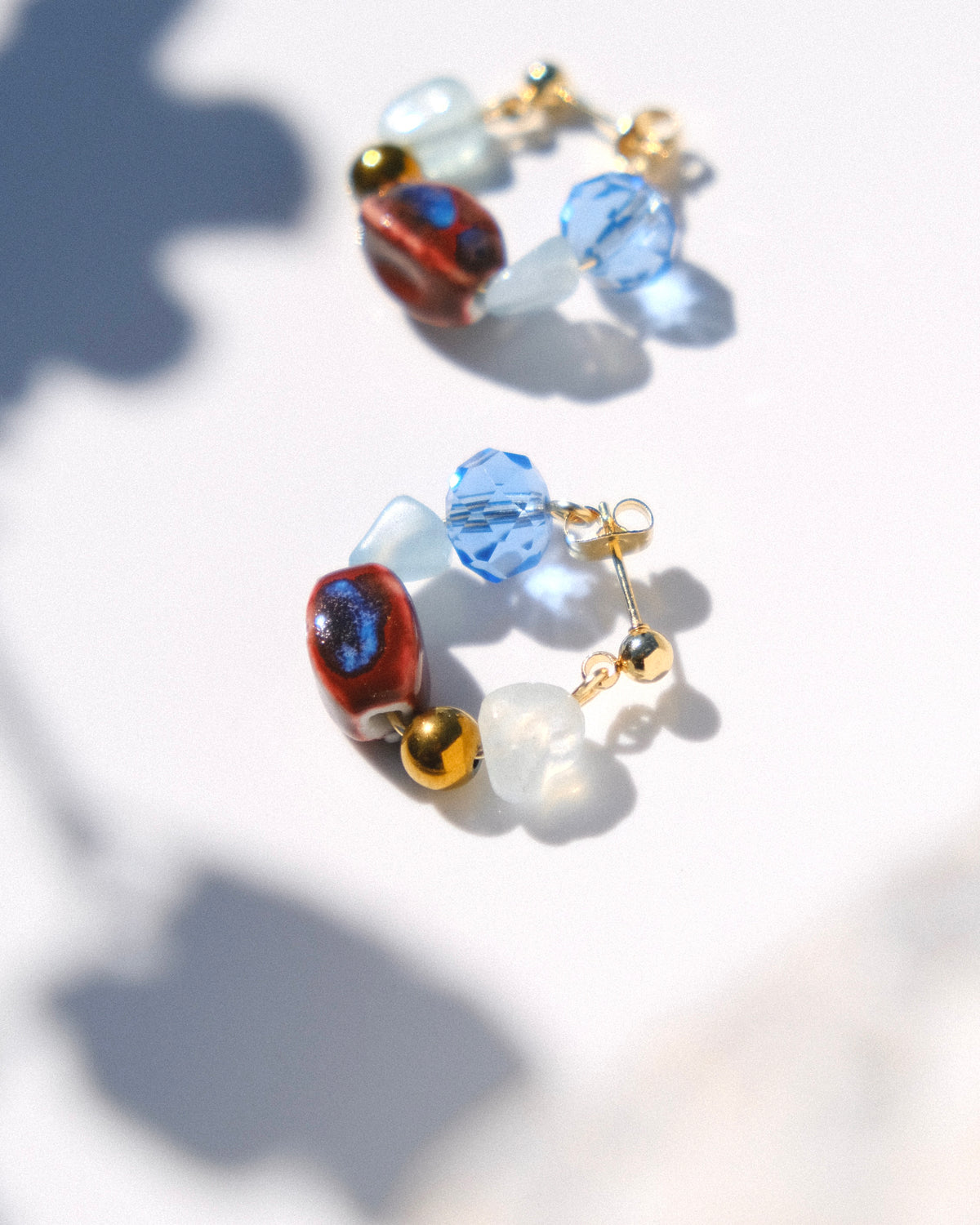 Happy Hour Starts Now hoop earrings