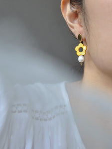wholesale HAELA earrings - Sunny Yellow