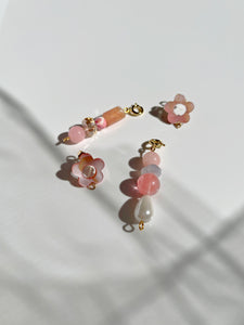 TAYLAH earrings - Real Pink