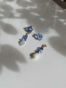 wholesale TAYLAH earrings - Ocean Blue